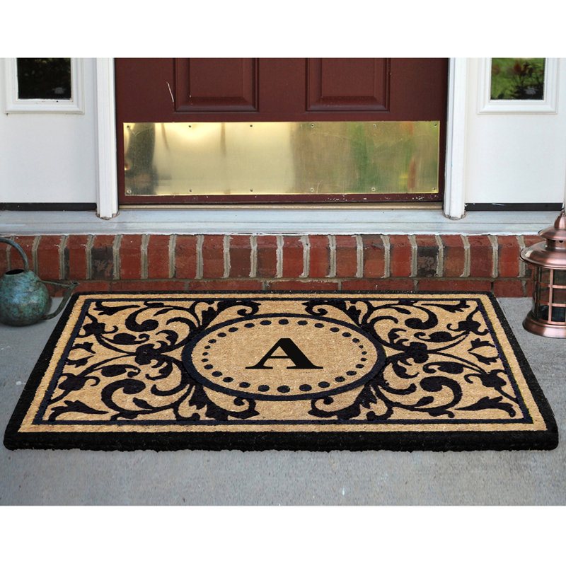 Nedia Home Personalized 30 in. x 48 in. Outdoor Door Mat Wayfair.ca